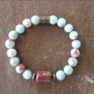 🚫 SOLD! -Imperial Snake Skin Jasper Bracelet